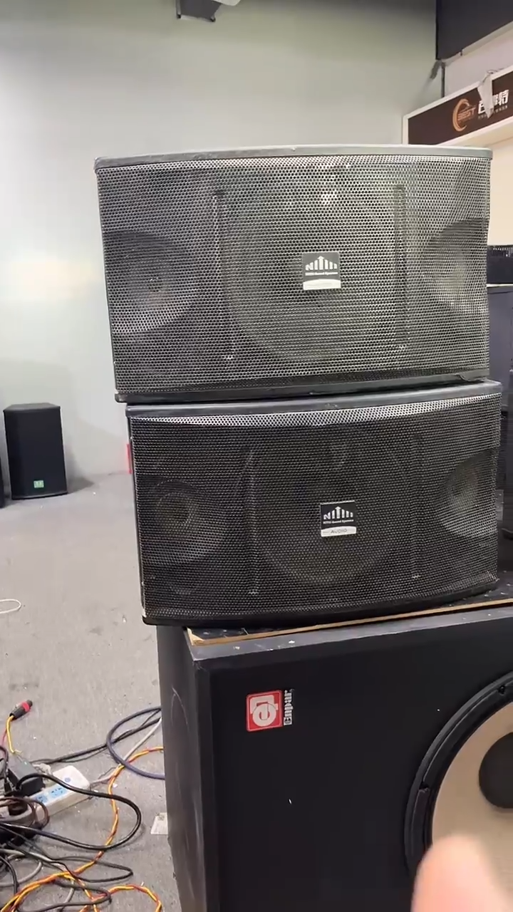 不包邮 10寸卡包音响  KTV音箱一对   运费到付