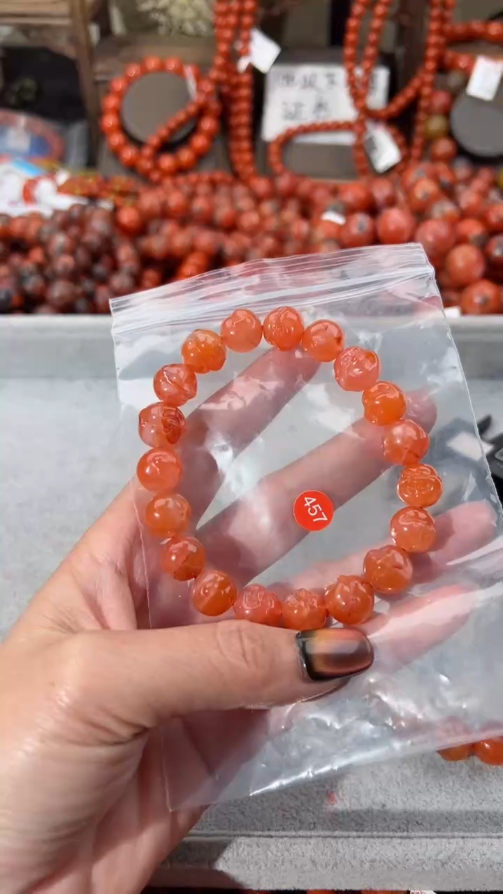 【闪购商品】南红玛瑙手串未镶嵌11