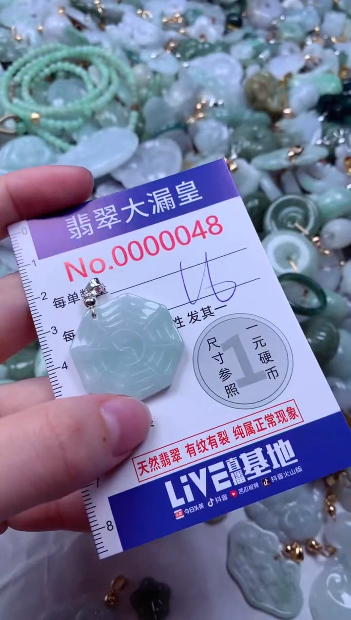 吊坠(不含链)未镶嵌翡翠48