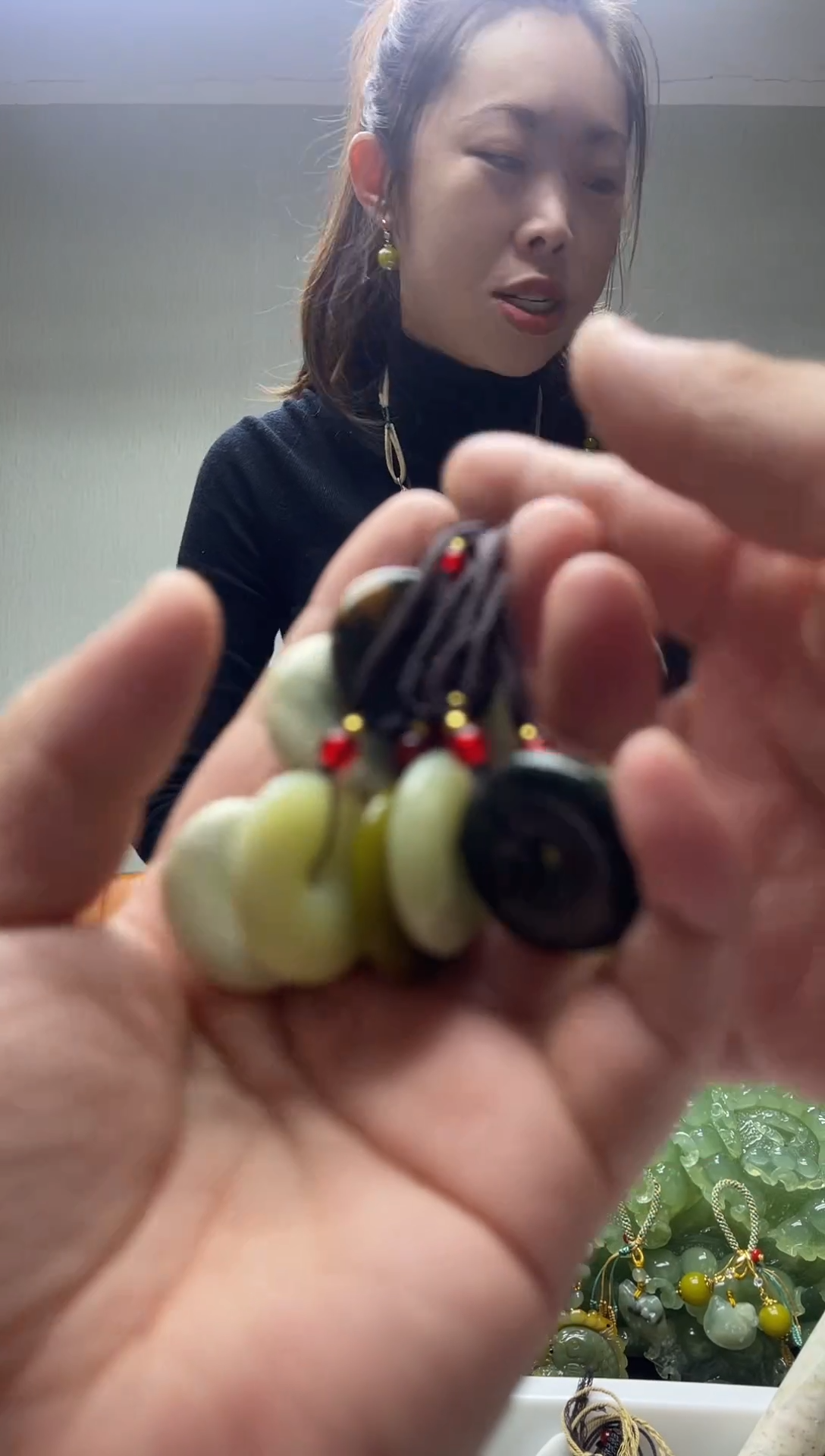 未镶嵌岫玉颈饰多样性发货 拍一发一