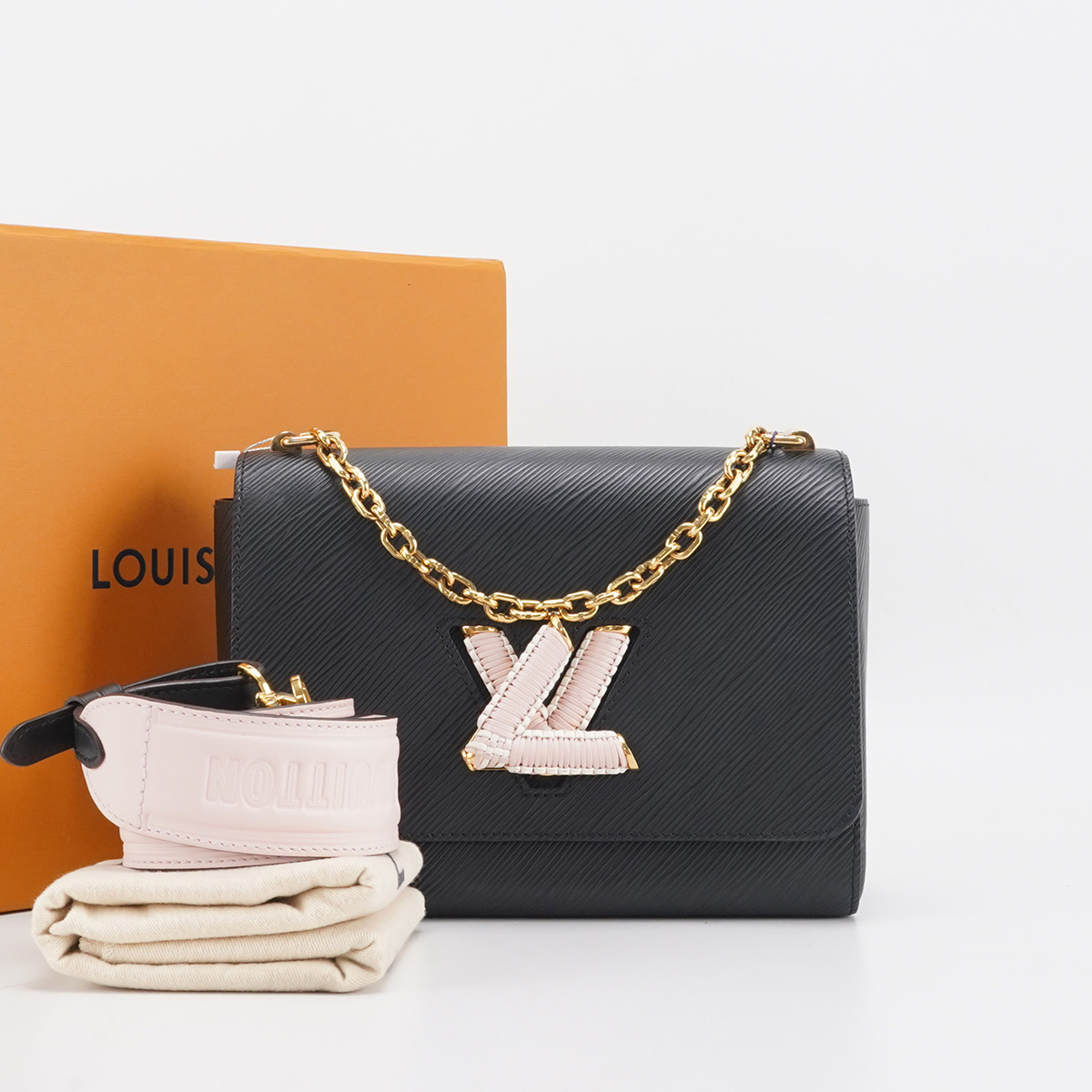 95新 LouisVuitton/路易威登 twist中号手提斜挎包/BG23006574