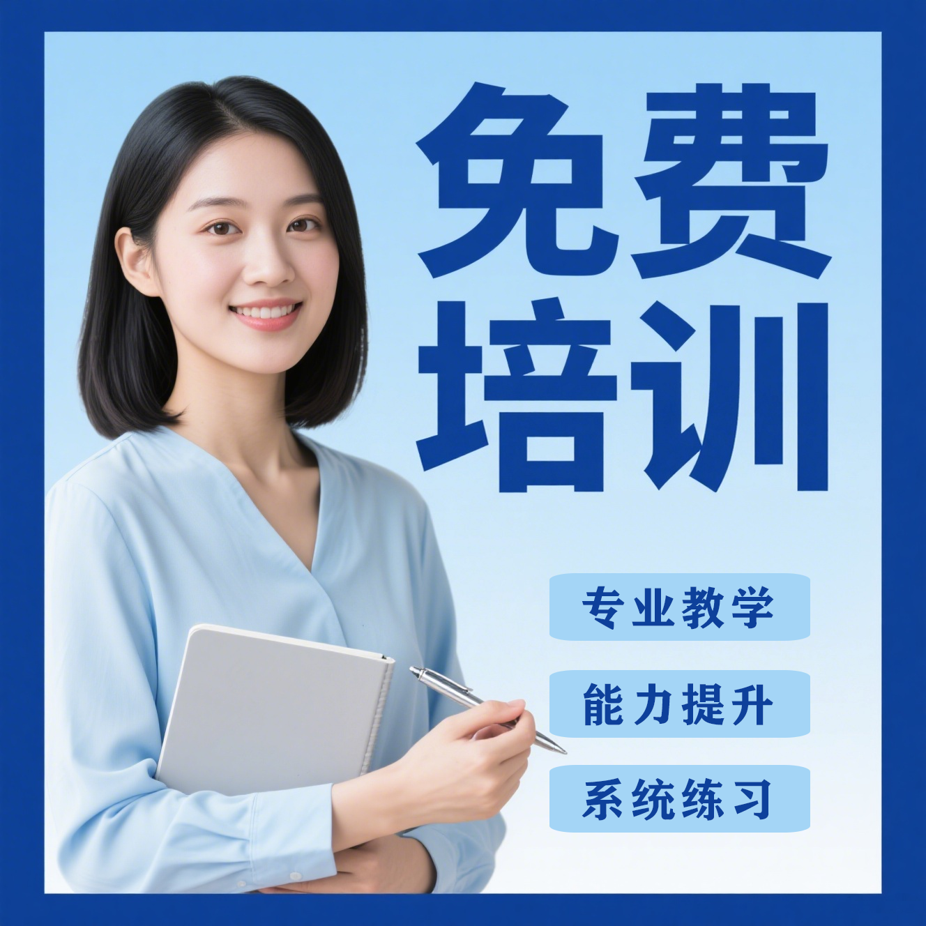 免费培训无人机电工叉车家政服务育婴月嫂养老