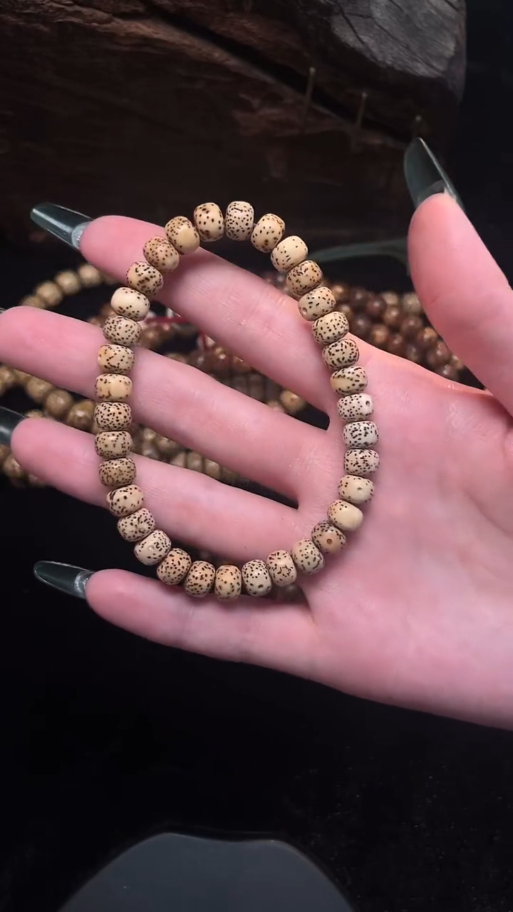 手串星月菩提精工级黄皮新桶手串（B）