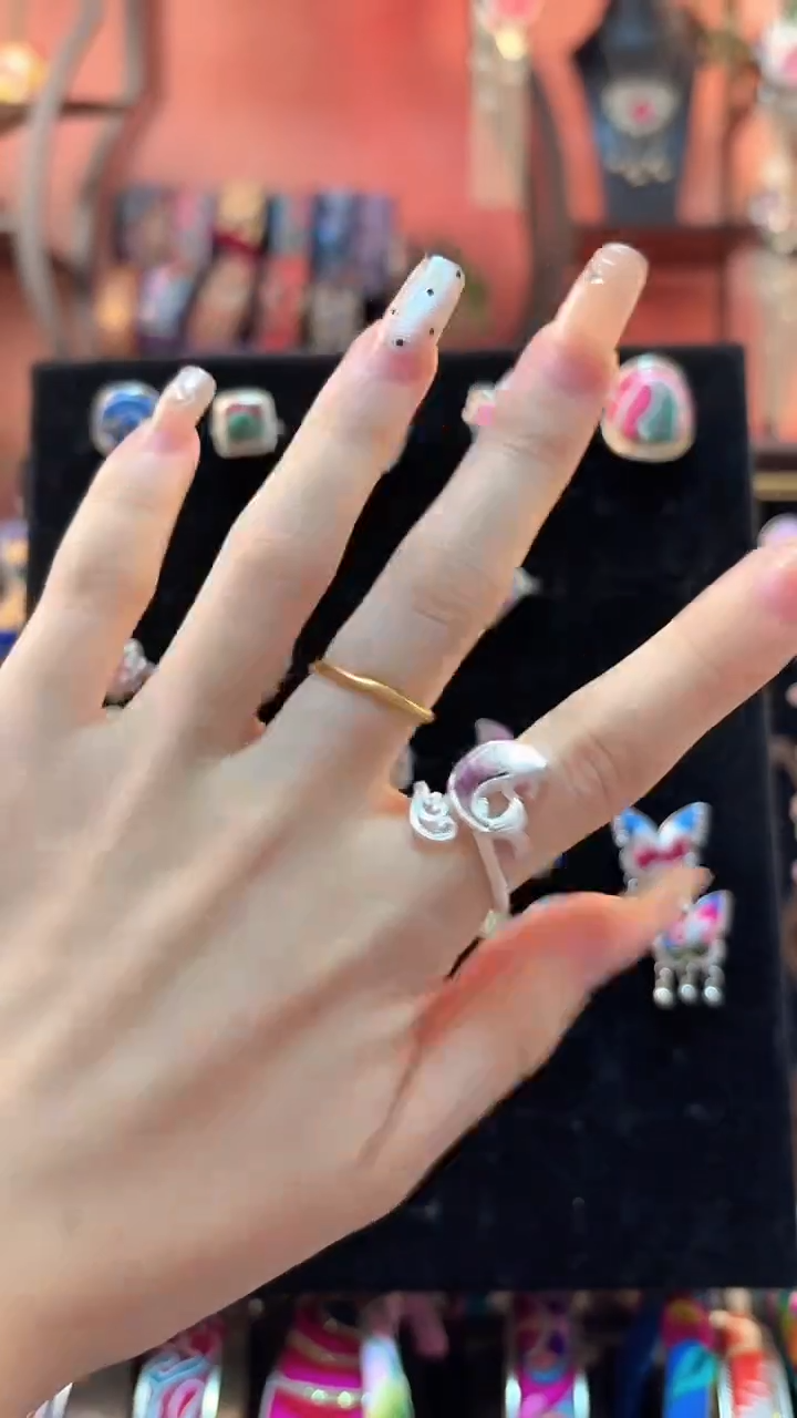 织绣潮***妹 云织谣民族风精美饰品   42