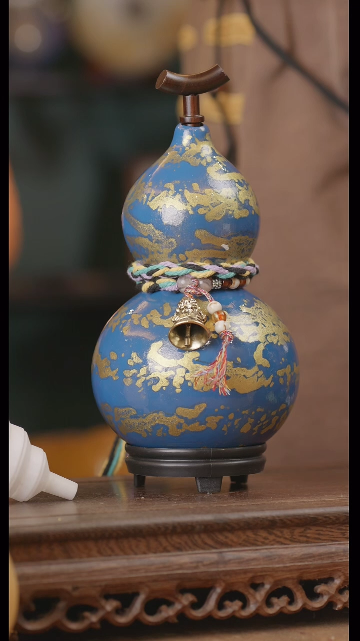 【闪购商品】219号精品天然大漆工艺防渗内胆酒葫芦~