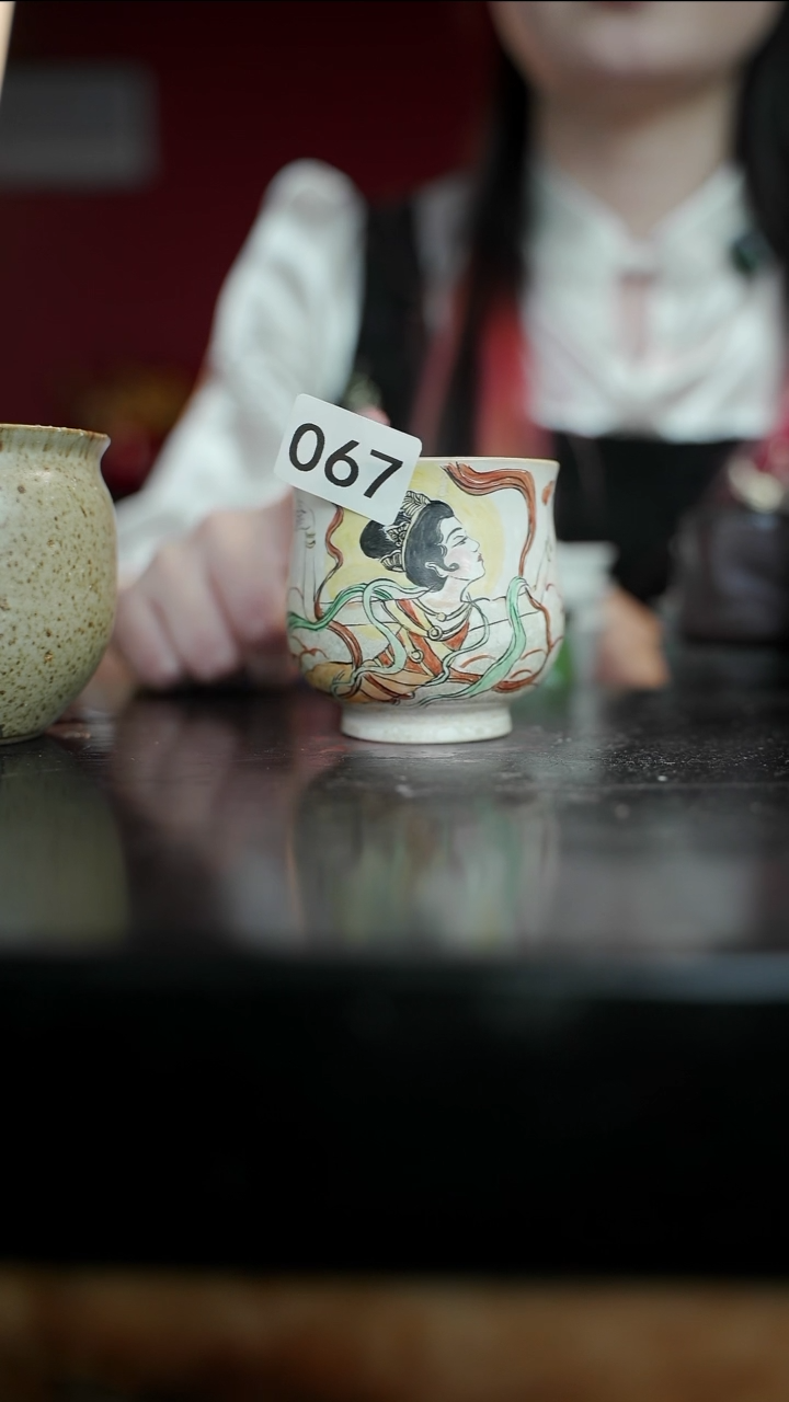 杯等烟雨陶瓷手作主人杯067