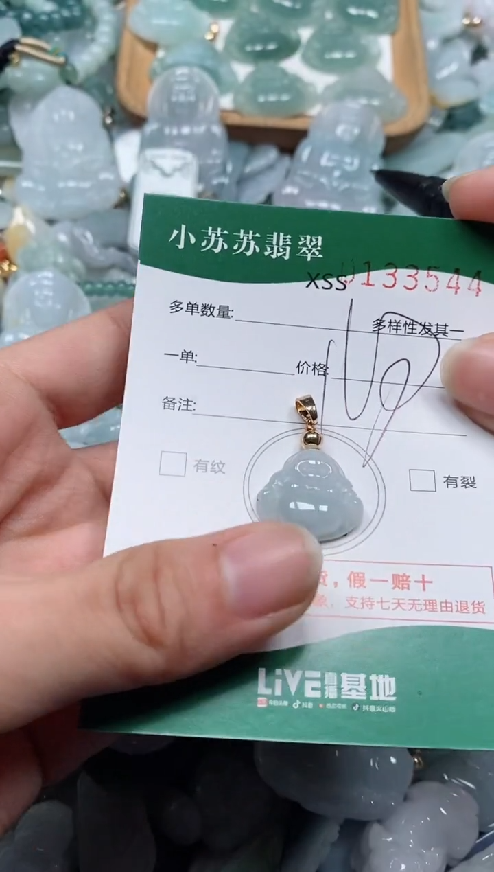 【闪购商品】翡翠颈饰未镶嵌闪购商品0133544