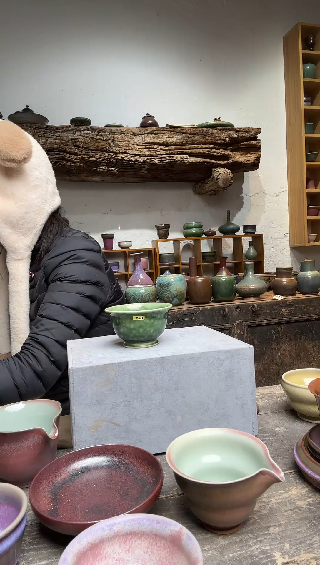 瓶钧瓷蘭山窑手作器物全品848