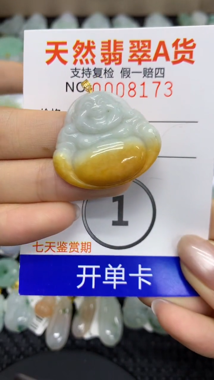 【闪购商品】翡翠颈饰18K金镶嵌11111111111