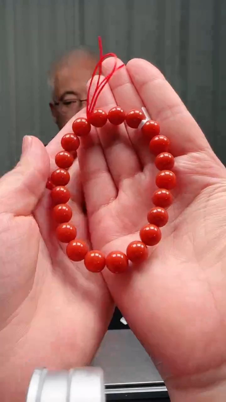 南红玛瑙多样性发一件未镶嵌9mm保山圆珠单圈 