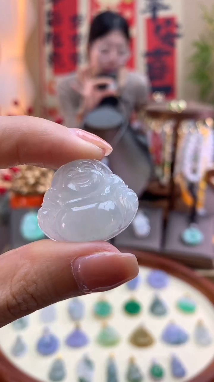 【闪购商品】翡翠颈饰未镶嵌佛公