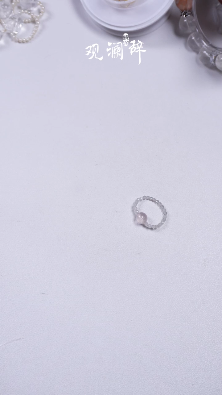 【闪购商品】水晶戒指钛钢戒指