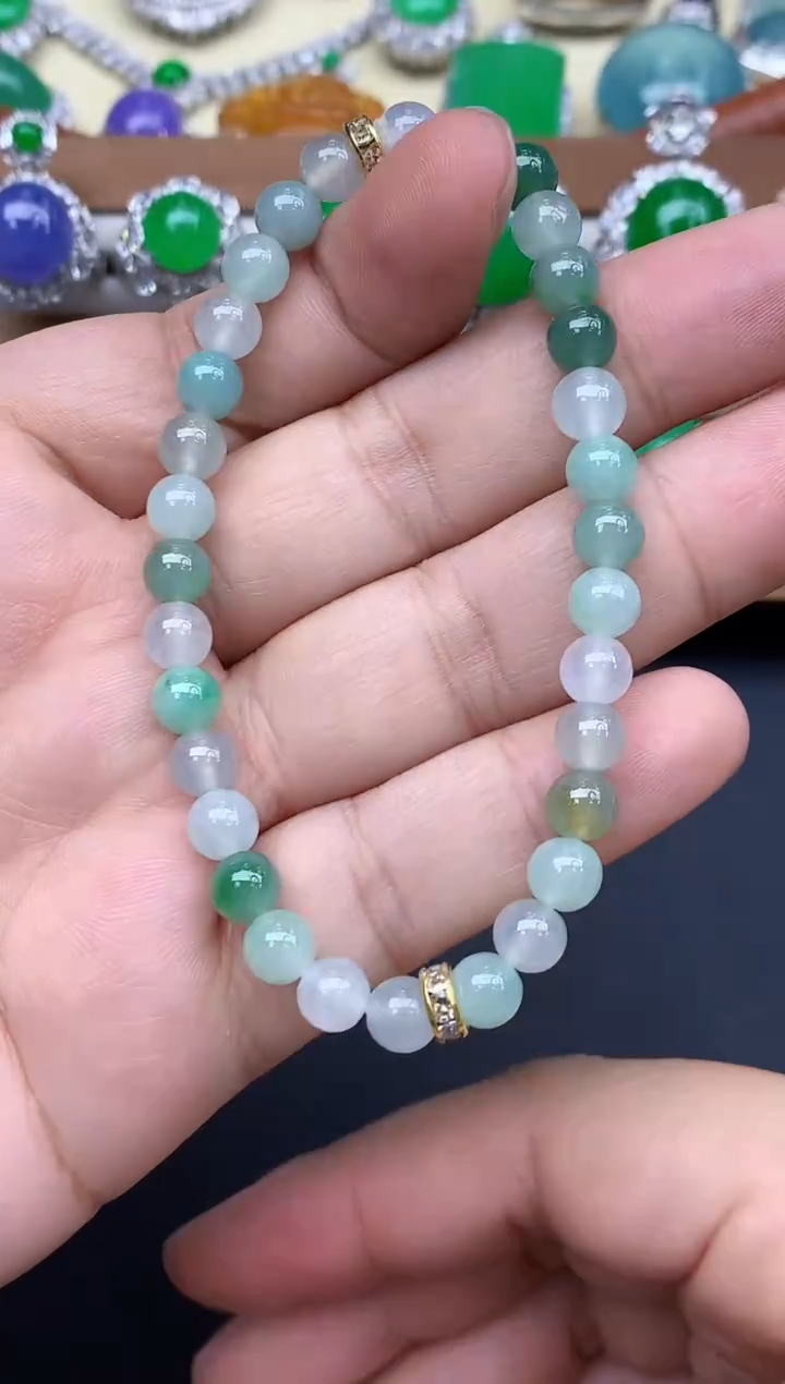 未镶嵌手链翡翠58-中国好珍宝