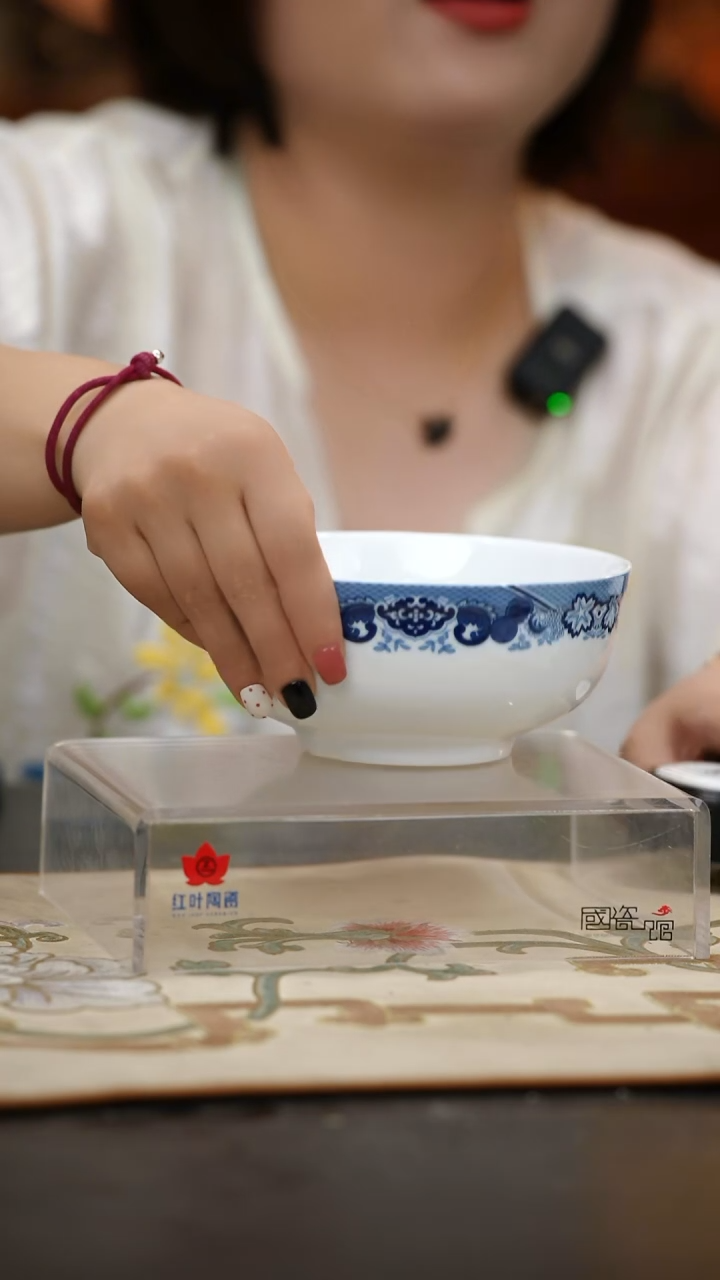 2个微瑕古典园林6英寸面碗