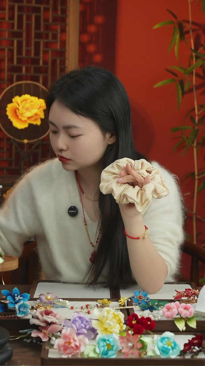 刺绣闪购纯手工非遗国风饰品