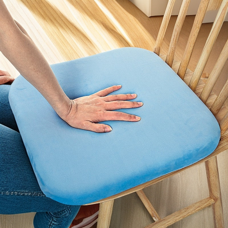 记忆棉坐垫办公室椅子臀久坐教室学生屁垫板凳子餐椅座垫防滑保暖
