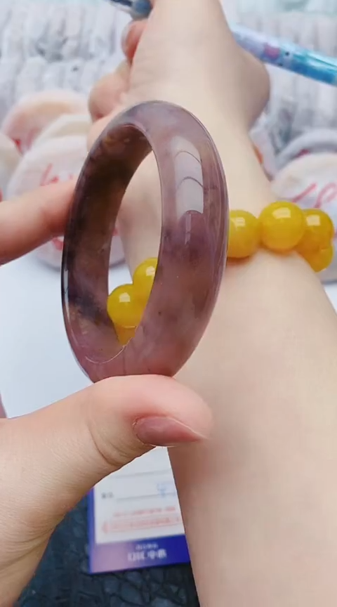 未镶嵌手镯石英质玉w28+58-59