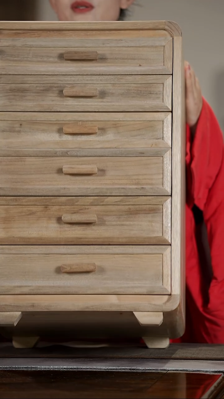 金丝楠原木款六层收纳柜