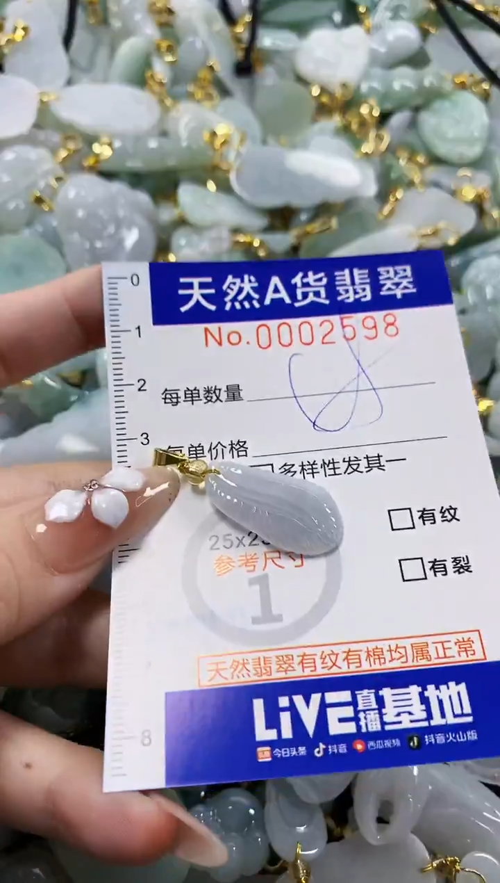 颈饰未镶嵌翡翠天然A货翡翠