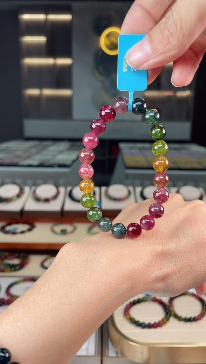 【闪购商品】碧玺单圈手串未镶嵌（多样性发一条）Q