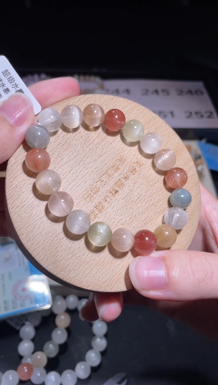 未镶嵌手链水晶不****甜244号多样性发一 D 10+