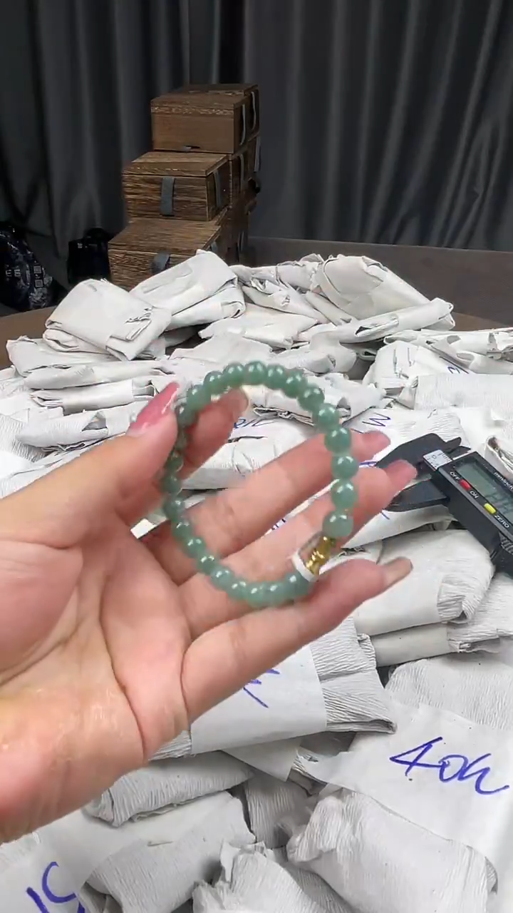 未镶嵌手链翡翠手串