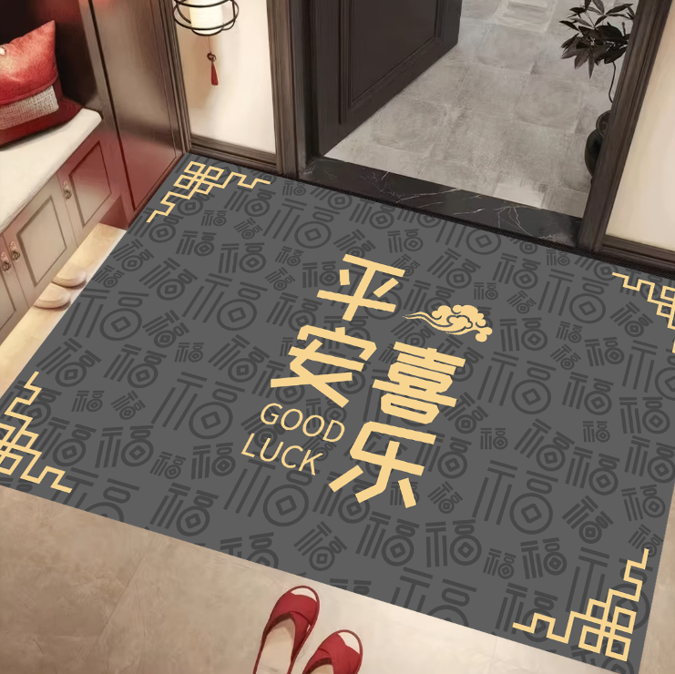 KX8225【60×90cm】硅藻泥玄关客厅入户门口厨房地垫防滑防油