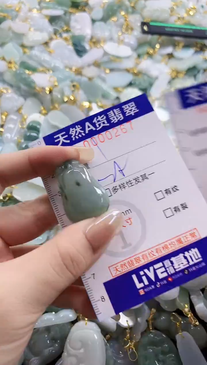 颈饰未镶嵌翡翠天然A货翡翠