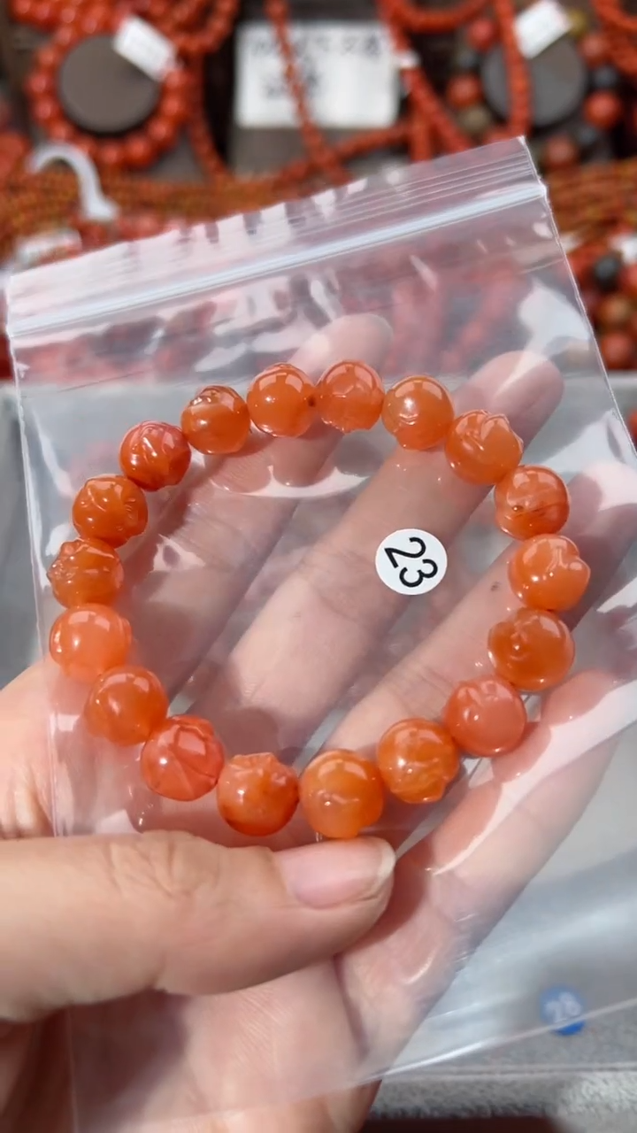 【闪购商品】南红玛瑙手串未镶嵌10
