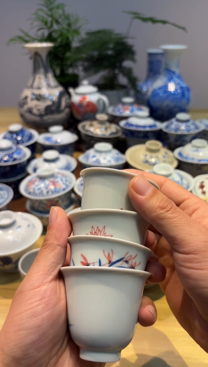 【闪购商品】景德镇手绘茶具........