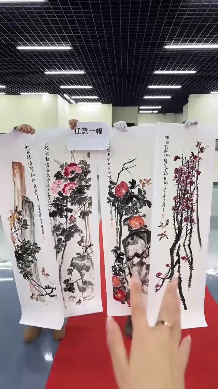 国画焦老师绘画作品 带荣宝斋宁波证书 花鸟一幅