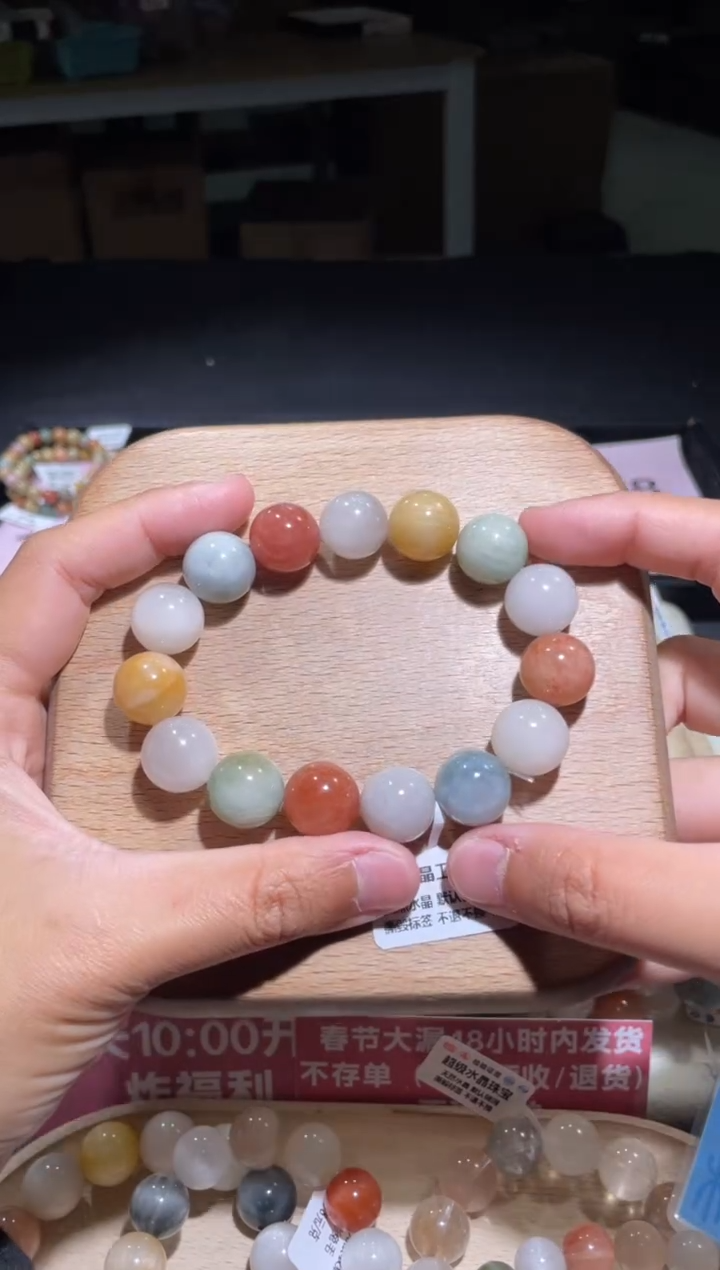 【闪购商品】水晶手链未镶嵌18号多样性发货一B 14+