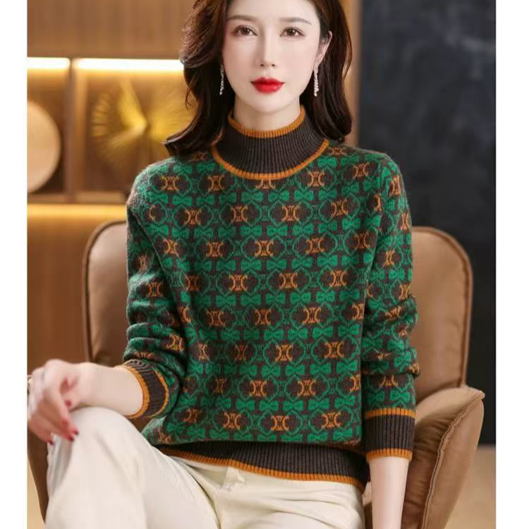 A376经典针织衫~减龄洋气上衣