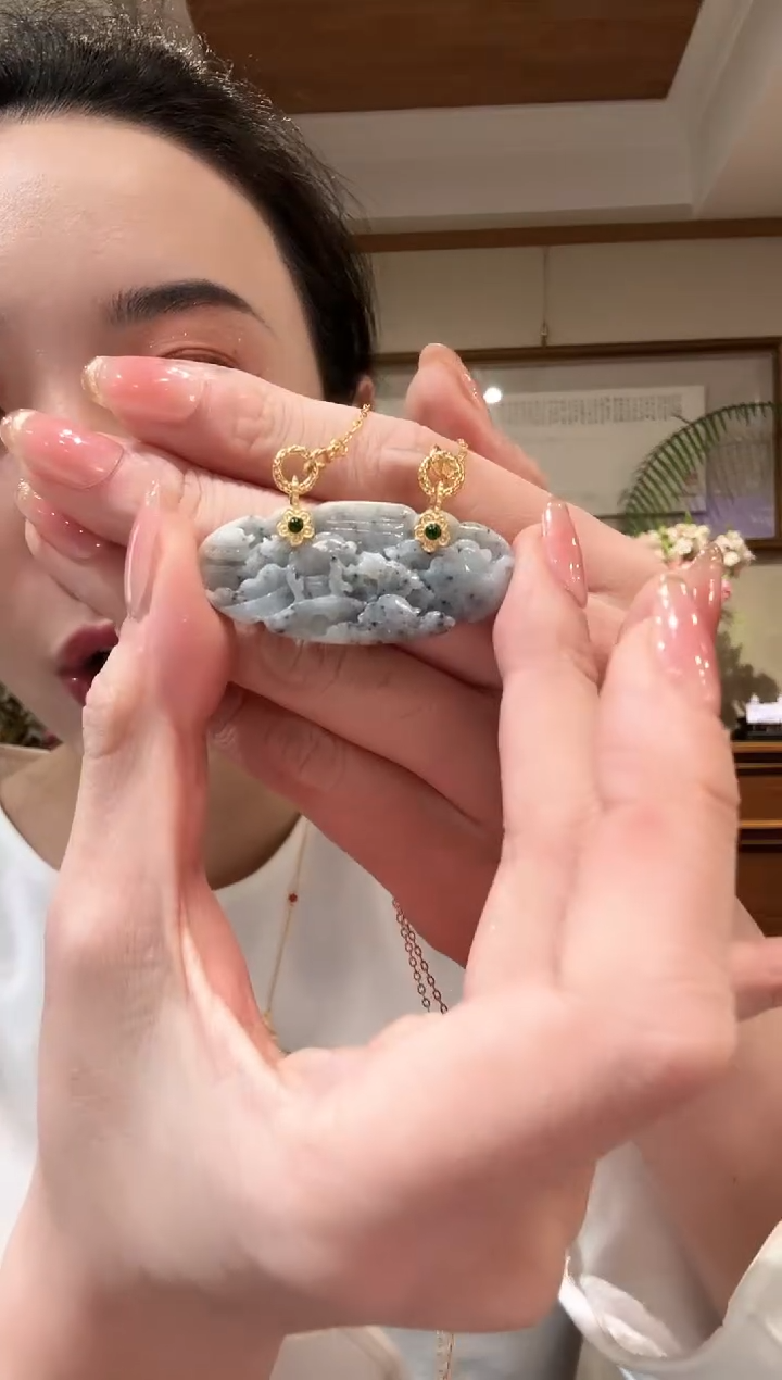 【闪购商品】翡翠颈饰未镶嵌国风