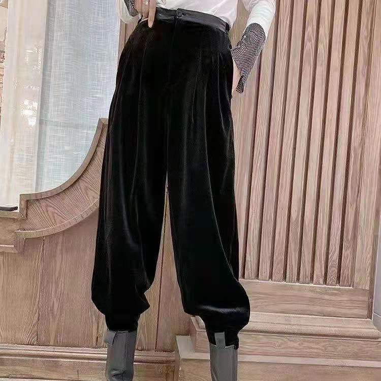 【峰姐优品】丝绒马裤【九分裤】1077【MM】