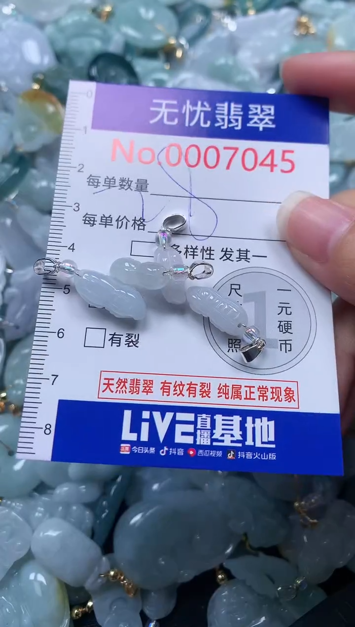 颈饰未镶嵌翡翠7045