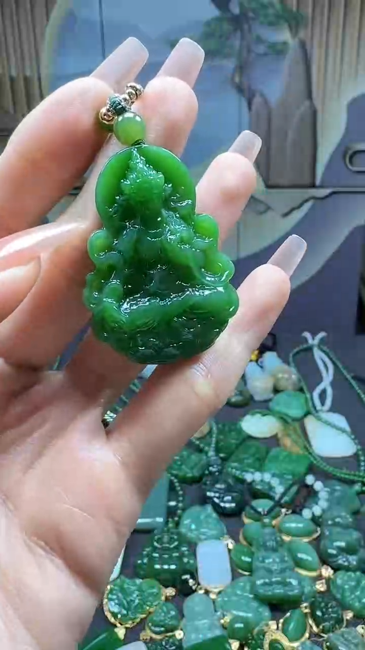 【闪购商品】和田玉挂件未镶嵌1