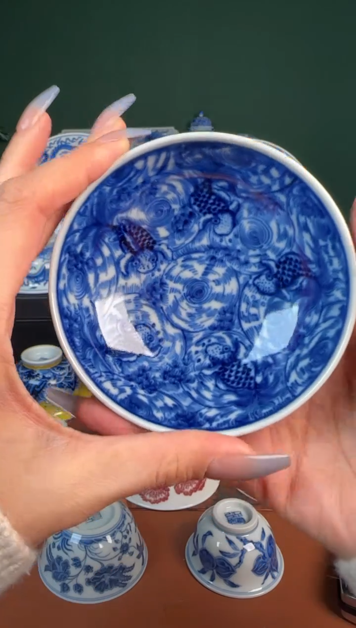 【闪购商品】杯福利 青花 金玉满堂 普洱杯