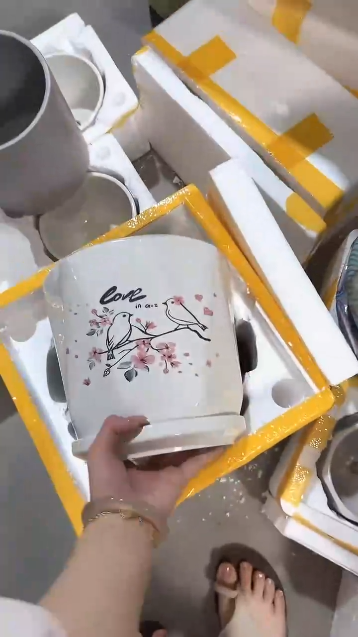 高温陶瓷花盆+21-3