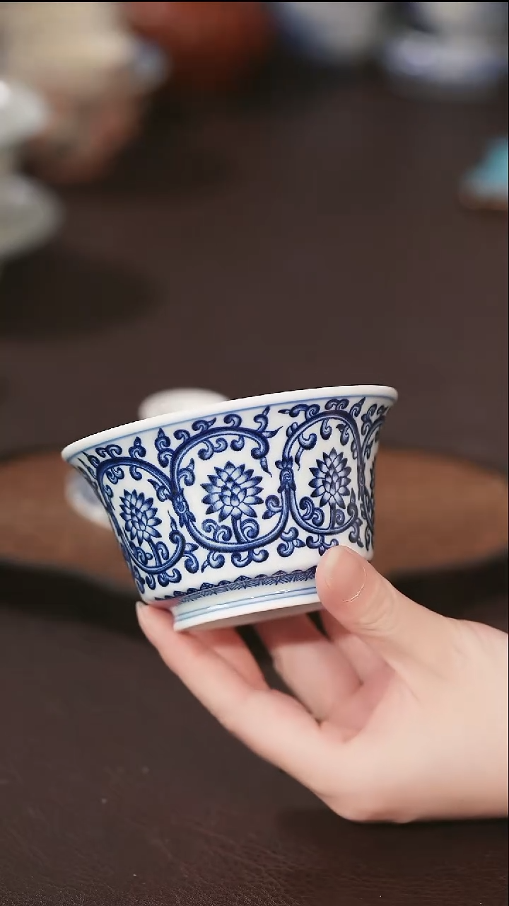 景德镇陶瓷/杯/盖碗/壶承A40