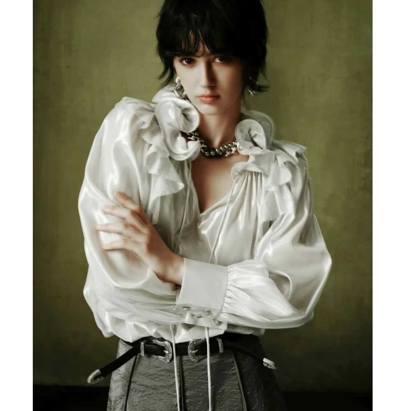 limil/丽米儿 经典高级长袖衬衫930020