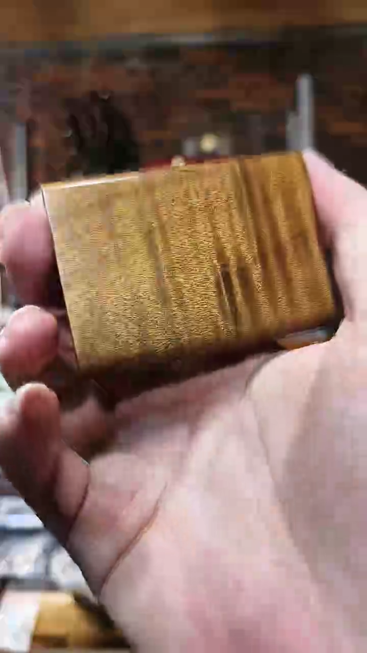 金丝楠无事牌手把件