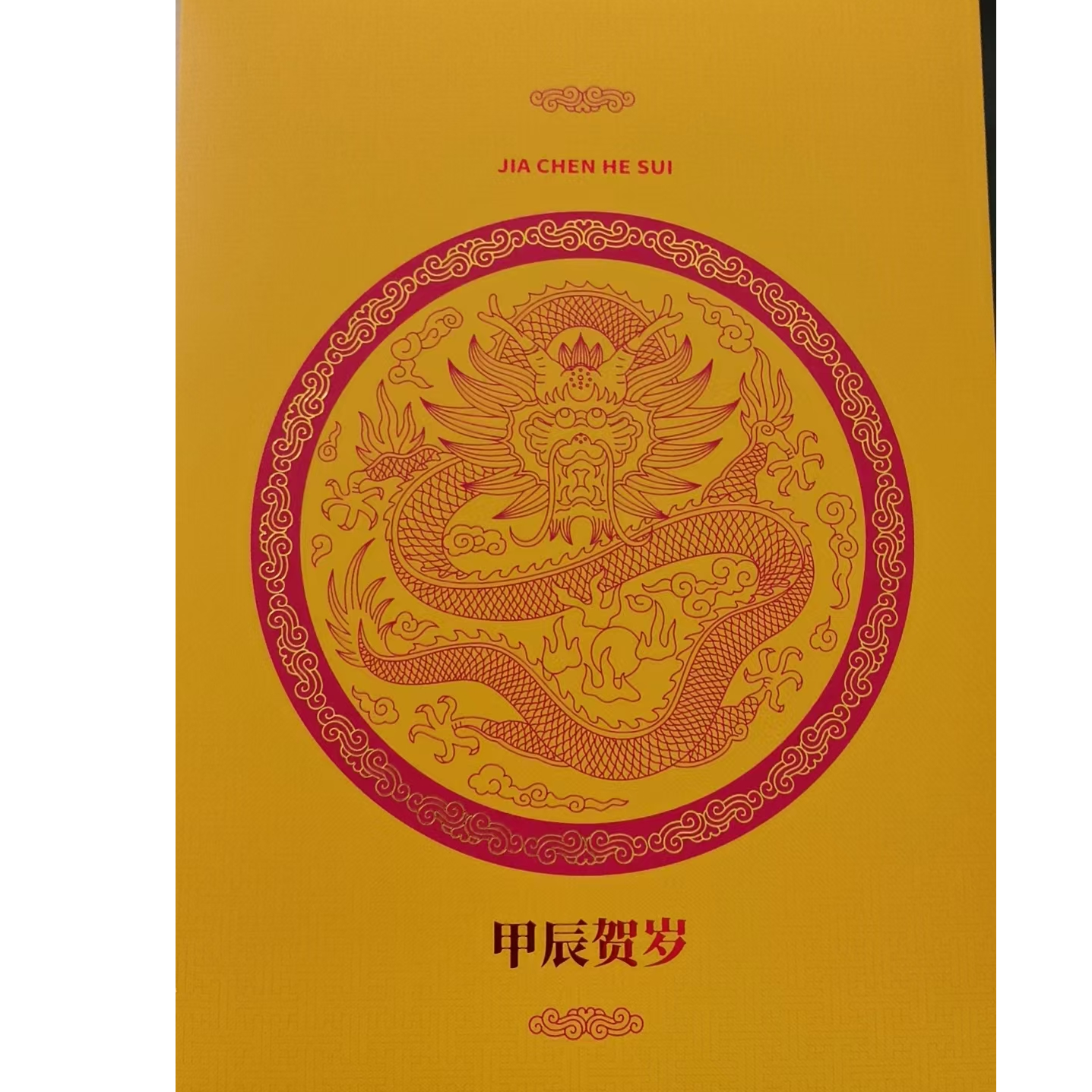 （中国邮政）龙年生肖小版邮票折