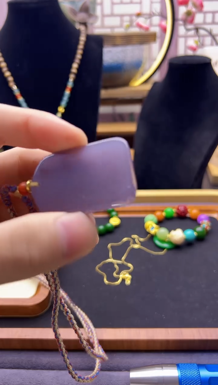 【闪购商品】和田玉颈饰14K金镶嵌X555            