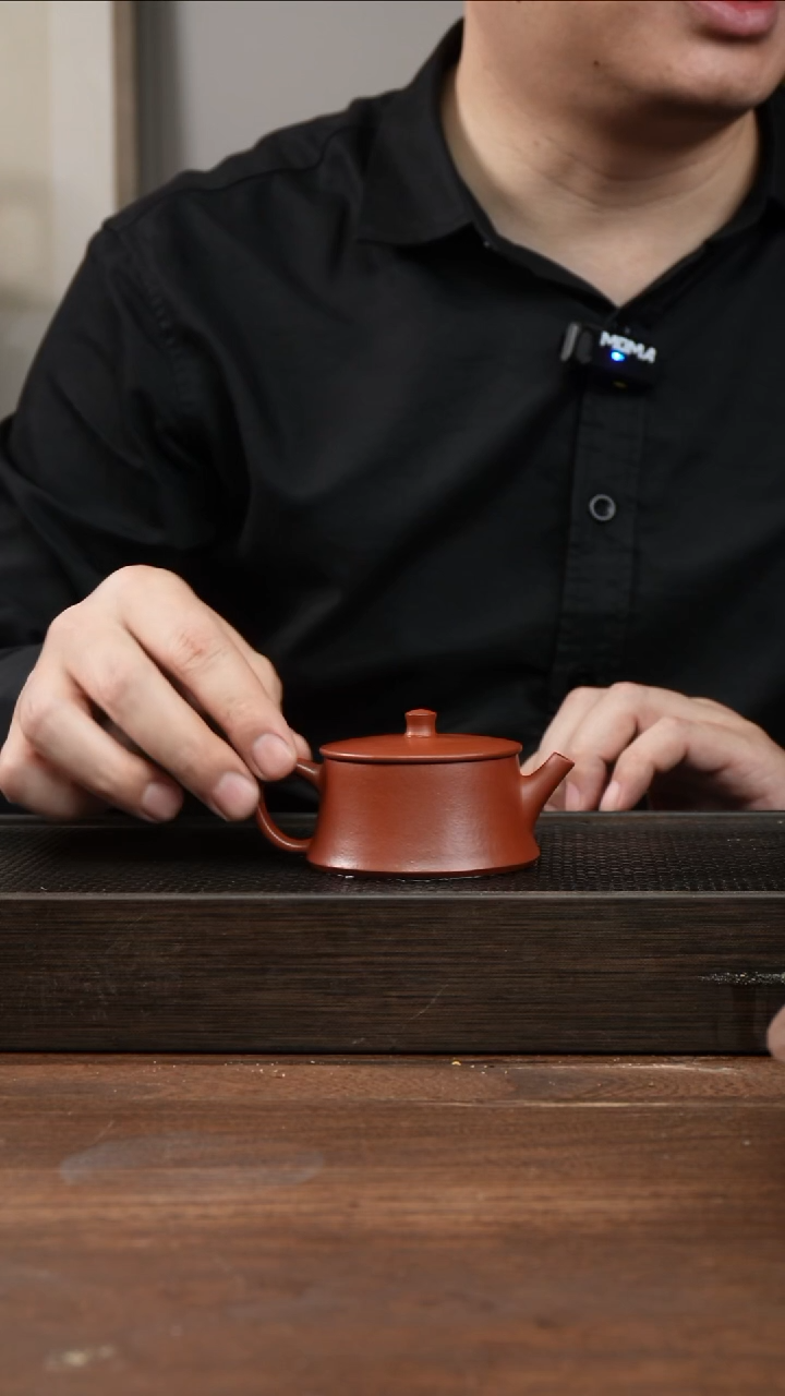 茶杯紫砂伍****)朱泥小云柱     100CC  