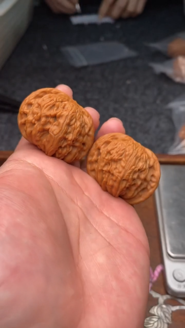 【闪购商品】文玩核桃把件G328号41尺磨盘