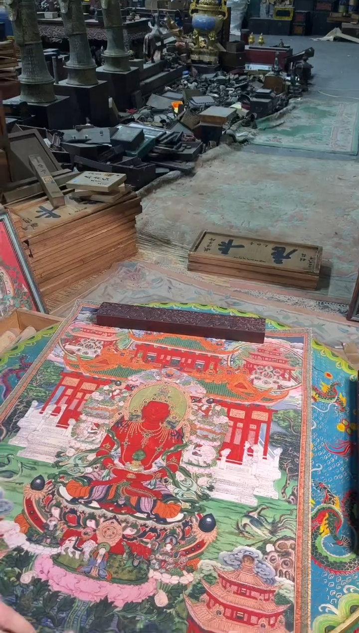 卷轴画卷轴画旭旭的唐卡