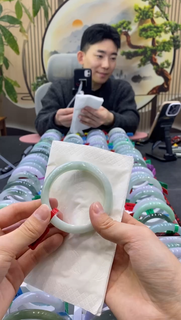 未镶嵌手镯翡翠9286