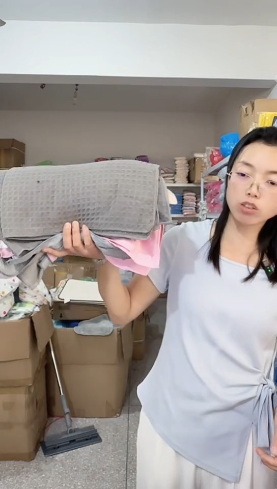 微纤维淡*华夫格款  混杂