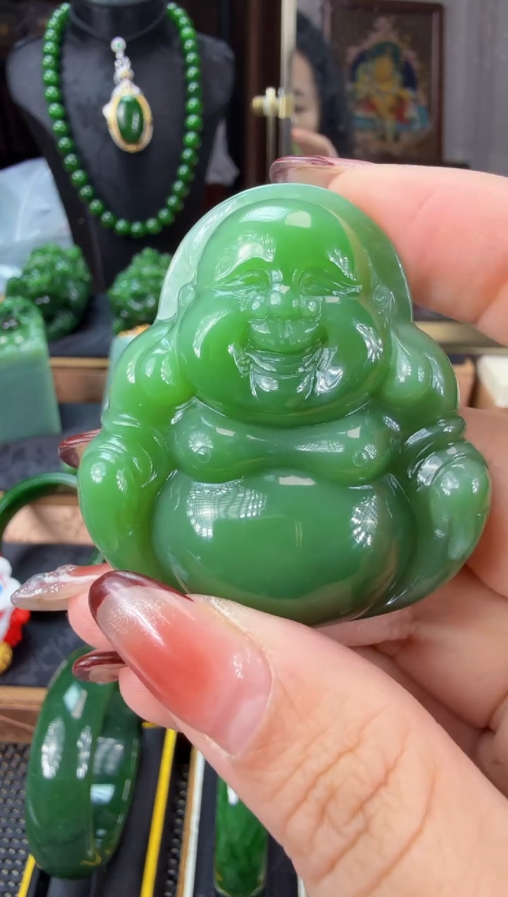 【闪购商品】和田玉（碧玉）吊坠(不含链)未镶嵌